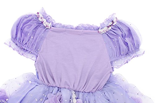 Jurebecia Las niñas se Visten Princesa Traje de Sofia Vestidos de Fiesta para niños Outfit Childs Vestido de Cosplay de cumpleaños de Halloween