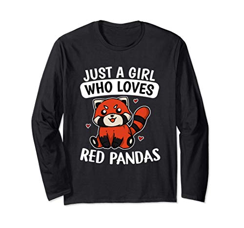 Just A Girl Who Loves Red Pandas Disfraz De Panda Rojo Manga Larga