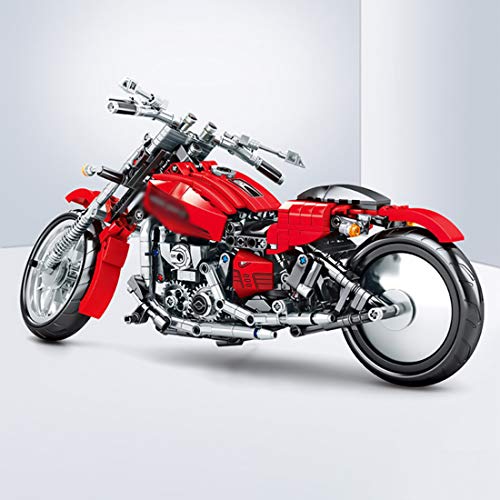 JYFLY Juego de construcción de moto para Harley, técnica de carreras, compatible con Lego Technic – 782 bloques de construcción