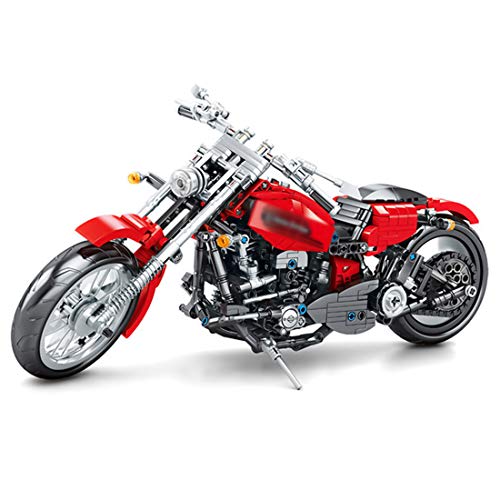 JYFLY Juego de construcción de moto para Harley, técnica de carreras, compatible con Lego Technic – 782 bloques de construcción