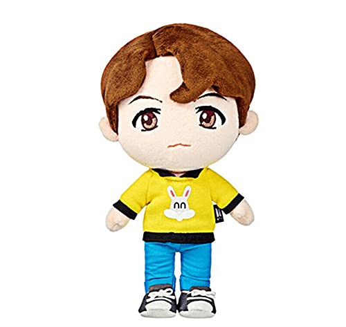 KANGDILE BTS Bangtan Boys Peluche Muñeca Juguete Estrellas Coreanas Jimin JIN Suga Jung Kook V Action Figure Toys Fans Regalos de cumpleaños for niños ( Color : J-Hope , Height : 25cm )