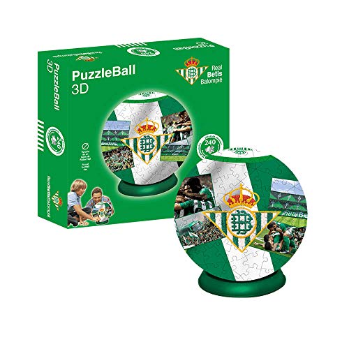 Kappa National Soccer Club Puzzleball Real Betis (Tamaño Balón) 8,4 (63706), Multicolor, Ninguna (1)