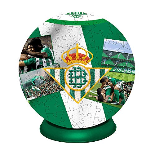 Kappa National Soccer Club Puzzleball Real Betis (Tamaño Balón) 8,4 (63706), Multicolor, Ninguna (1)