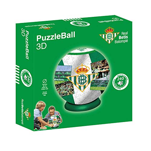 Kappa National Soccer Club Puzzleball Real Betis (Tamaño Balón) 8,4 (63706), Multicolor, Ninguna (1)