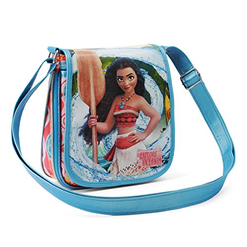 Karactermania 37136 Vaiana Oar Bolsos Bandolera, 22 cm, Azul