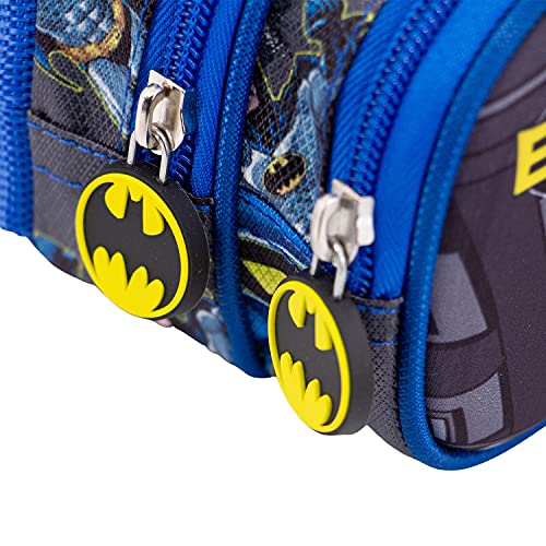 KARACTERMANIA Batman Fist-Estuche Portatodo 3D Doble, Gris