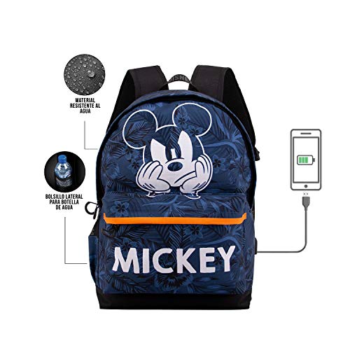 KARACTERMANIA Mickey Mouse Blue-Mochila HS 1.3, Color Azul (2357)