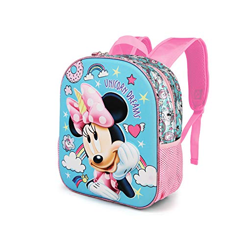 Karactermania Minnie Mouse Unicornio - Mochila 3D Pequeña, Multicolor