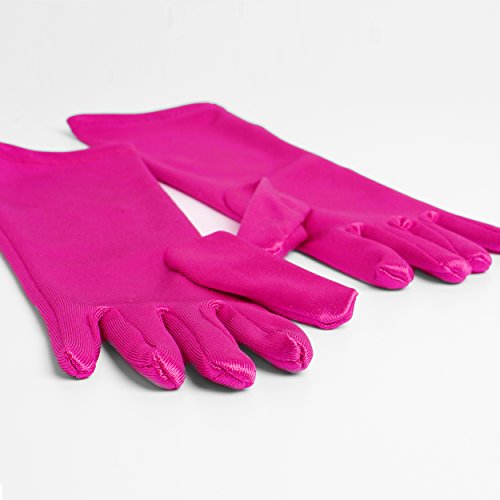 Katara 1098 - Guantes de Princesa - Accessorio de Disfraz Halloween, Carnaval, Cumpleaños - Niñas de 2-9 Años, Rosa