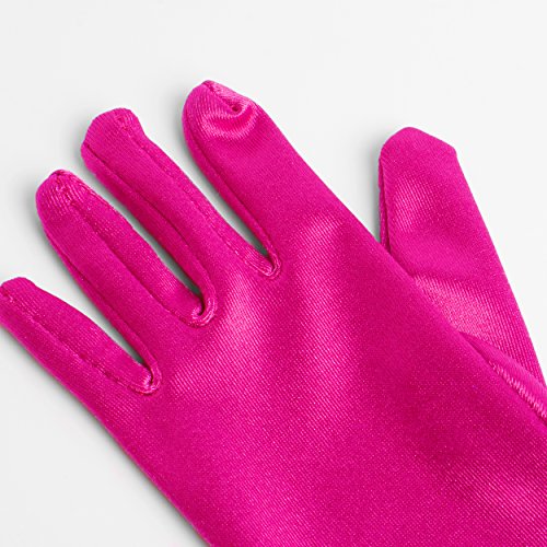 Katara 1098 - Guantes de Princesa - Accessorio de Disfraz Halloween, Carnaval, Cumpleaños - Niñas de 2-9 Años, Rosa