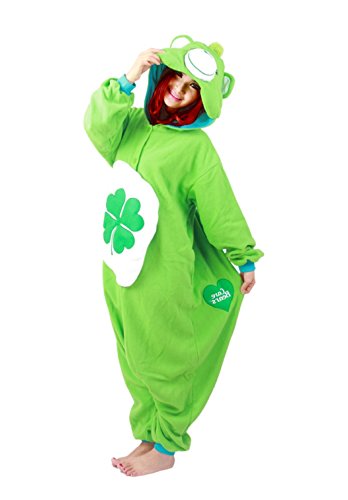 Katara- Pijamas Care Bears (4+ Modelos) Traje de Oso Carnaval Adulto, Color suertosito verde, Talla 145-155cm (1744) , color/modelo surtido