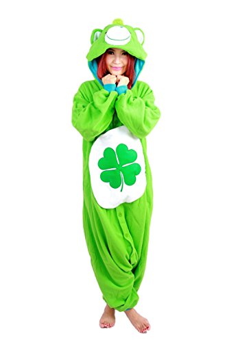 Katara- Pijamas Care Bears (4+ Modelos) Traje de Oso Carnaval Adulto, Color suertosito verde, Talla 145-155cm (1744) , color/modelo surtido