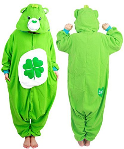 Katara- Pijamas Care Bears (4+ Modelos) Traje de Oso Carnaval Adulto, Color suertosito verde, Talla 145-155cm (1744) , color/modelo surtido