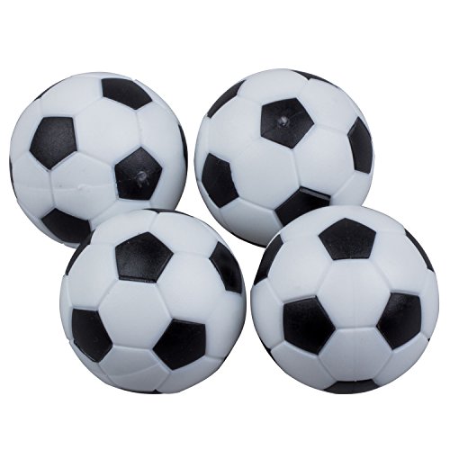 Katigan 4pcs de 32mm Mesa de Futbol de plastico Pelota de Foosball Bola de futbolin