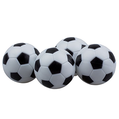 Katigan 4pcs de 32mm Mesa de Futbol de plastico Pelota de Foosball Bola de futbolin