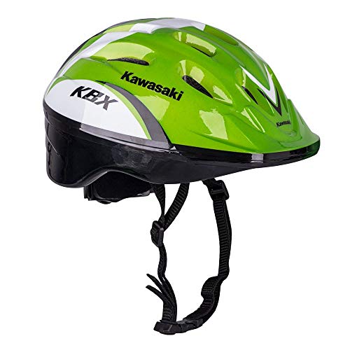 Kawasaki Shikuro - Casco de ciclismo para niños (tallas 48-50, 50-52, 52-54)