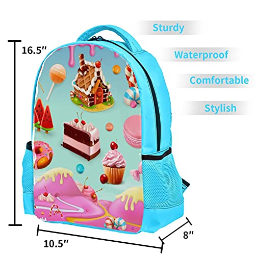 KeepCart mochila mochila mochila mochila escolar ocio senderismo escuela de mochilero aprender ligero y lindo al aire libre Postres Cake Candy Cream Sweet