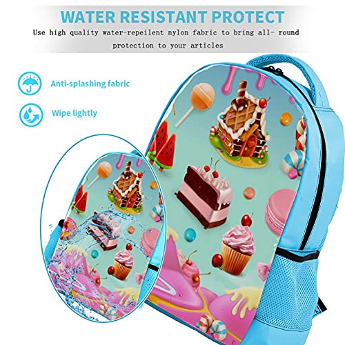 KeepCart mochila mochila mochila mochila escolar ocio senderismo escuela de mochilero aprender ligero y lindo al aire libre Postres Cake Candy Cream Sweet