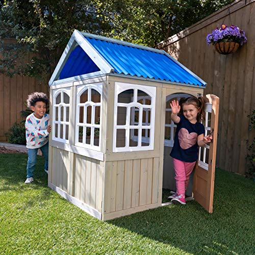 KidKraft P280115 Casita Infantil de Madera de Exterior Cooper con EZ Kraft Assembly