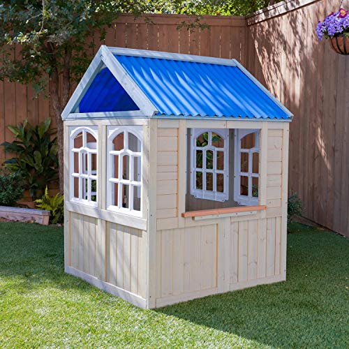 KidKraft P280115 Casita Infantil de Madera de Exterior Cooper con EZ Kraft Assembly