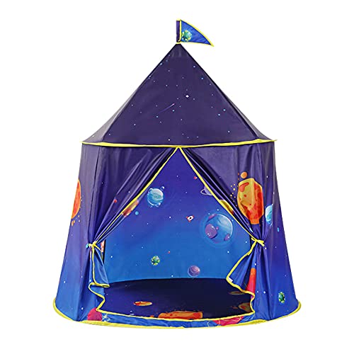 Kids Space Play Tent, Playhouse Plegable para Interior y Exterior Carpa de Juguete Emergente Portátil con Bolsa de Transporte para Niños Regalo para Niños, Niñas y Niños Pequeños