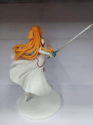 KIJIGHG Sword Art Online Sequence Battle Asuna Figura Figura de acción Juguetes Niños S Regalos 23Cm Figura de Anime Modelo de Personaje de Anime