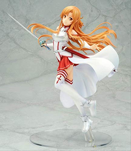 KIJIGHG Sword Art Online Sequence Battle Asuna Figura Figura de acción Juguetes Niños S Regalos 23Cm Figura de Anime Modelo de Personaje de Anime