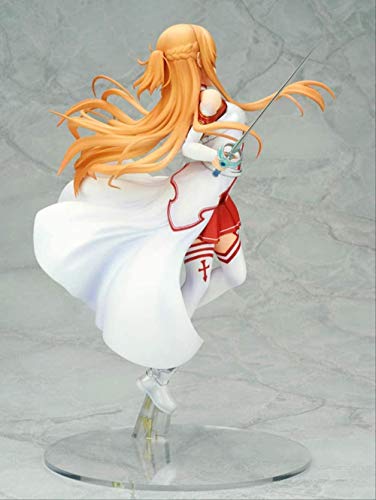 KIJIGHG Sword Art Online Sequence Battle Asuna Figura Figura de acción Juguetes Niños S Regalos 23Cm Figura de Anime Modelo de Personaje de Anime