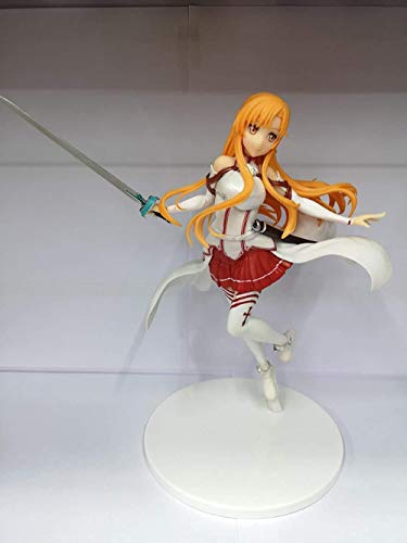 KIJIGHG Sword Art Online Sequence Battle Asuna Figura Figura de acción Juguetes Niños S Regalos 23Cm Figura de Anime Modelo de Personaje de Anime