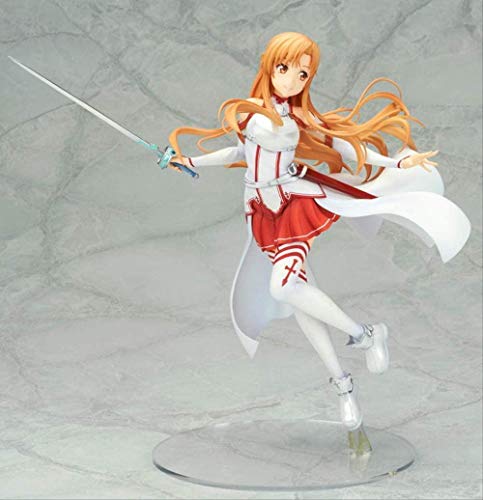 KIJIGHG Sword Art Online Sequence Battle Asuna Figura Figura de acción Juguetes Niños S Regalos 23Cm Figura de Anime Modelo de Personaje de Anime