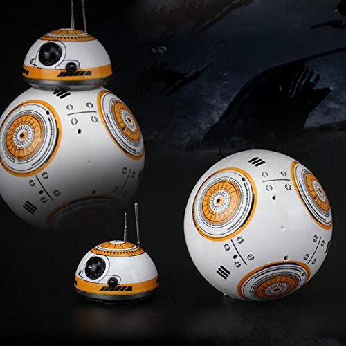 Kikioo Actualización inteligente RC BB 8 Robot 2.4G Control remoto con sonido y baile Figura de acción BB8 Ball Droid Robot BB-8 Modelo electrónico inteligente Juguetes Regalo de cumpleaños para niños