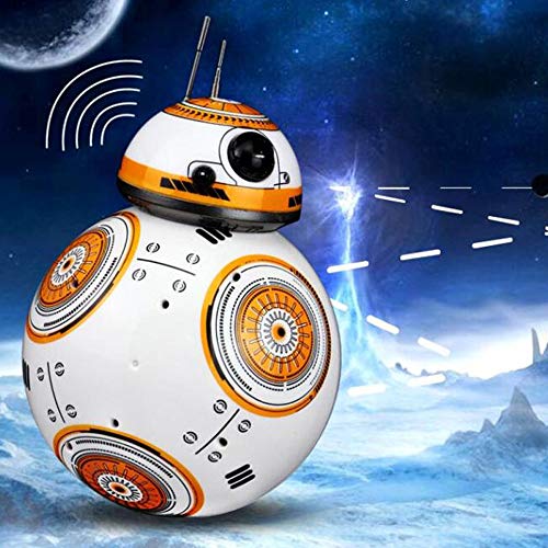 Kikioo Actualización inteligente RC BB 8 Robot 2.4G Control remoto con sonido y baile Figura de acción BB8 Ball Droid Robot BB-8 Modelo electrónico inteligente Juguetes Regalo de cumpleaños para niños