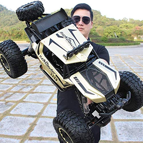 Kikioo R/C 4WD Off-road coche teledirigido 50cm gigante del coche de RC 2,4 GHz radio control remoto de coches de juguete de alta velocidad fuera de la carretera juguete de RC orugas Monster Truck H