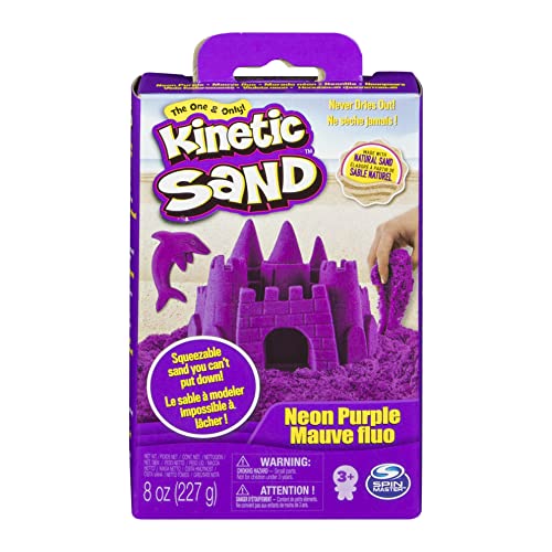 Kinetic Sand 6033332 – Arena moldeable, colores surtidos Base 227 g