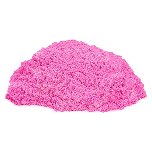 Kinetic Sand - Bolsa de Arena Brillante Totalmente Natural para Aplastar, Mezclar y moldear - Rosa cristalino, 907 g