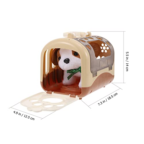 Kisangel 1Set Dog House Playset Pey Care Puppy Dog Toys Children Early Education Toy For Pelush Pet Dog Model