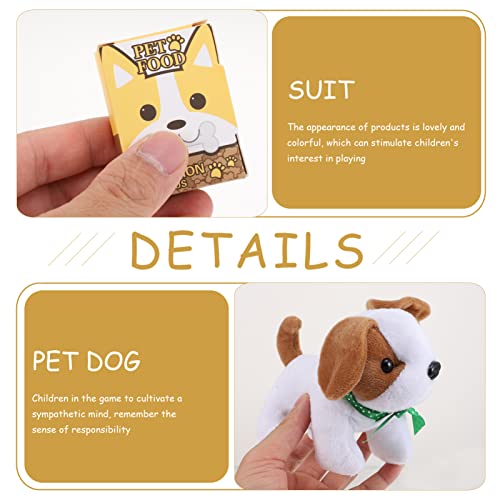 Kisangel 1Set Dog House Playset Pey Care Puppy Dog Toys Children Early Education Toy For Pelush Pet Dog Model