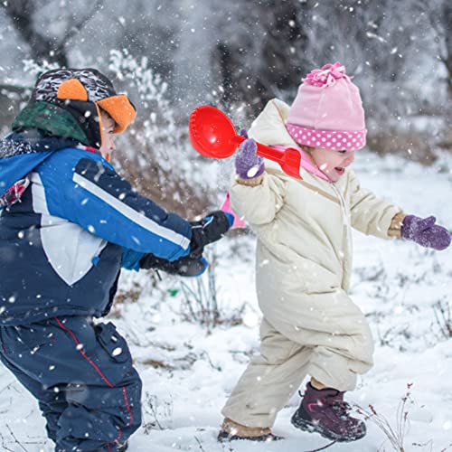 Kit de Fabricante de Bolas de Nieve, Clips de Nieve para niños Pala de Nieve 7 unids Invierno al Aire Libre Nieve Juego Juguetes Juegos de Nieve Juguete - Color al Azar