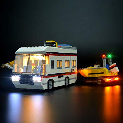 Kit De Iluminación Led para Creator Caravana De Vacaciones -Compatible con Ladrillos De Construcción Lego Modelo 31052(NO Incluido En El Modelo)