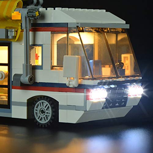 Kit De Iluminación Led para Creator Caravana De Vacaciones -Compatible con Ladrillos De Construcción Lego Modelo 31052(NO Incluido En El Modelo)