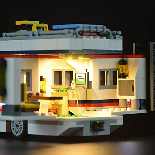 Kit De Iluminación Led para Creator Caravana De Vacaciones -Compatible con Ladrillos De Construcción Lego Modelo 31052(NO Incluido En El Modelo)