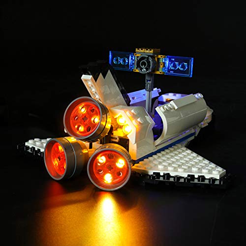 Kit De Iluminación Led para Lego Creator Lanzadera Espacial, Compatible con Ladrillos De Construcción Lego Modelo 31066(NO Incluido En El Modelo)