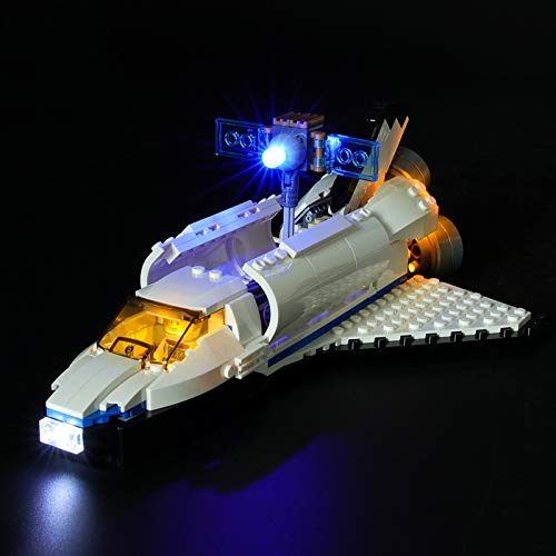 Kit De Iluminación Led para Lego Creator Lanzadera Espacial, Compatible con Ladrillos De Construcción Lego Modelo 31066(NO Incluido En El Modelo)