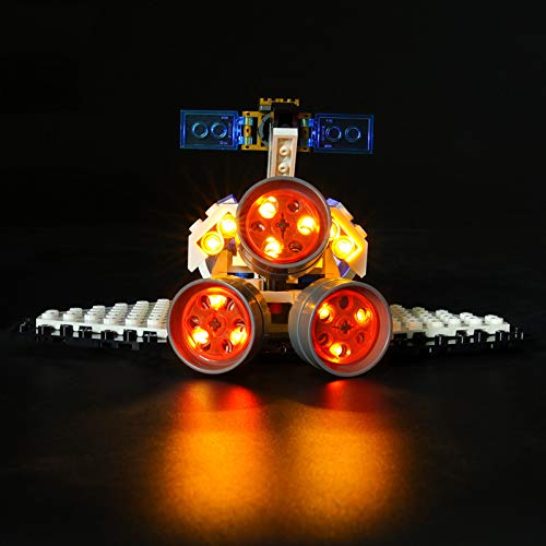 Kit De Iluminación Led para Lego Creator Lanzadera Espacial, Compatible con Ladrillos De Construcción Lego Modelo 31066(NO Incluido En El Modelo)