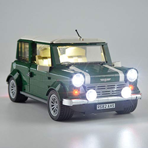 Kit de luces LED para Lego 10242 – Creator Expert – Modelo clásico de bloques de construcción Mini Cooper (no incluye modelo Lego)