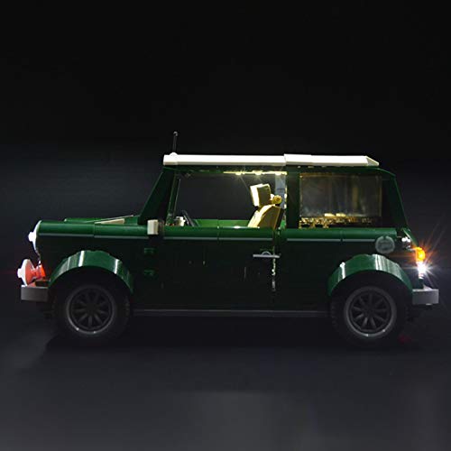 Kit de luces LED para Lego 10242 – Creator Expert – Modelo clásico de bloques de construcción Mini Cooper (no incluye modelo Lego)