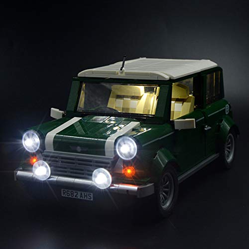 Kit de luces LED para Lego 10242 – Creator Expert – Modelo clásico de bloques de construcción Mini Cooper (no incluye modelo Lego)