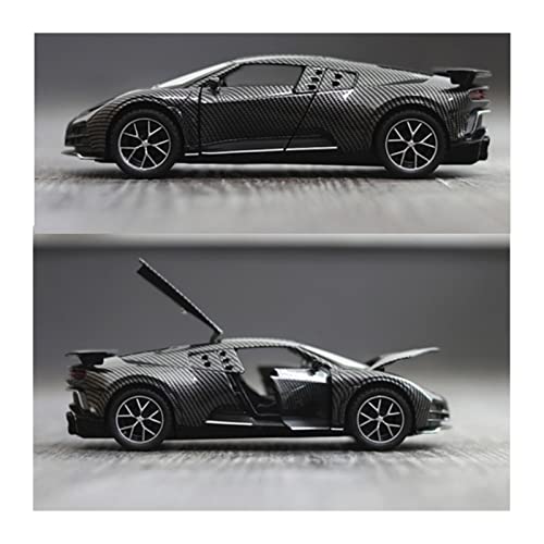 Kit Juguetes Coches Metal Resistente 1:32 para Versión Bugatti 110th Anniversary Supercar Model Vehicle Alloy Collection Maravilloso Regalo