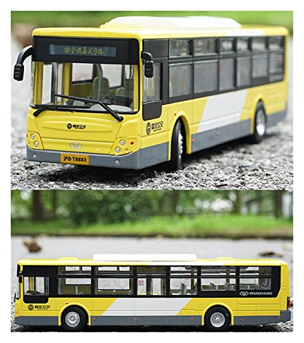 Kit Juguetes Coches Metal Resistente 1/50 para El Transporte Público Shanghai Modelo Coche Aleación Fundido A Presión Colección De Adultos Adornos Boutique Maravilloso Regalo