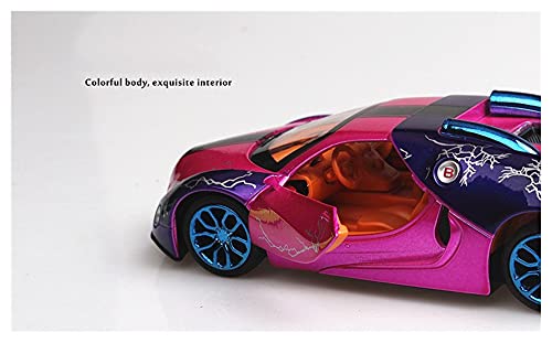 Kit Juguetes Coches Metal Resistente para 1: 32 Simulación De Aleación De Fundición A Presión De Sonido Y Luz Bugatti GT Modelo Carreras Regalo Navidad Niños Maravilloso Regalo (Color : Verde)